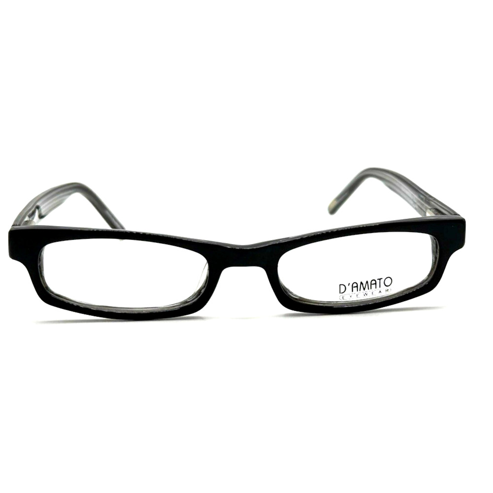 D'AMATO DZ115 BLACK EYEGLASSES SUNGLASSES FRAMES 48-19-140